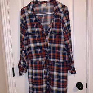 Flannel dress